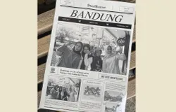 Foto box koran yang sedang viral di Jalan Braga, Kota Bandung. (Sumber: Dokumentasi Penulis)