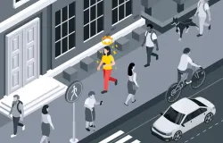 Bandung sibuk membangun kota, tetapi belum tentu membangun kenyamanan warganya. (Sumber: Designed by macrovector /Freepik)