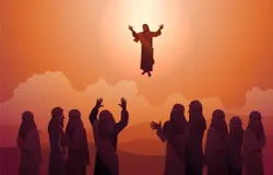 Ilustrasi peristiwa Kenaikan Yesus Kristus yang dimaknai sebagai simbol pengorbanan, harapan, dan ketulusan dalam kehidupan manusia. (Sumber: Designed by Freepik)