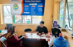Agen BRILink BUMDes Marga Makmur, di Desa Margamukti, Sumedang Utara, (22/5/2026). (Sumber: Ayobandung.id | Foto: Aris Abdulsalam)