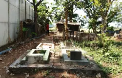 Lahan pekuburan di salah satu sudut Kota Bandung. (Sumber: ayobandung.com | Foto: Gilang Fathu Romadhan)