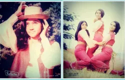 Hastarita Abdullah, fotomodel 17 tahun, tampil di sampul depan Majalah Selecta edisi Oktober 1970. Sementara Trio Nindya Sisters, tiga bersaudari asal Solo, tampil di sampul belakang, 56 tahun silam. (Sumber: Kin Sanubary)