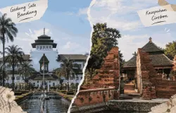 Dua kota yang masuk ke wilayah Jawa barat tapi memiliki cuaca yang berbeda. (Sumber: Generated AI)