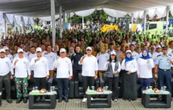 Launching GASLAH Tahun 2026 dalam Rangkaian kegiatan Peringatan Hari Peduli Sampah Nasional (HPSN) Tahun 2026 Tingkat Kota Bandung. (Sumber: prokopim.bandung.go.id | Foto: Protokol Komunikasi Pimpinan)