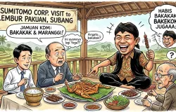 Ilustrasi bakakak hayam. (Sumber: Dok pribadi | Foto: AI Gemini)