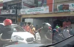 Dokumentasi kemacetan di daerah Pasar Banjaran.