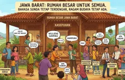 Ilustrasi 'Rumah Besar' Jawa Barat. (Sumber: Dokumen pribadi | Foto: AI Gemini)