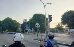 Sebagian banyak Jalanan di Kota Cirebon terpantau lebih lancar. (Sumber: Dokumentasi Penulis | Foto: Dias Ashari)