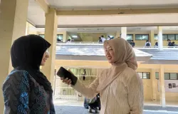 Wawancara kepada Mahasiswa: Ketika Bahasa Inggris Masuk ke Percapakan Sehari-Hari (Sumber: Dokumentasi Pribadi)