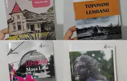 Persembahan saya untuk Lembang, tertuang dalam beberapa karya buku. (Foto: Malia)