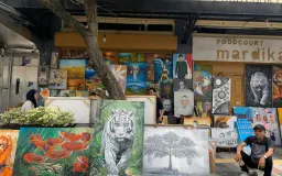 Seni Lukis Jalanan di Braga Hidupkan Sejarah dan Ruang Publik Kota Bandung