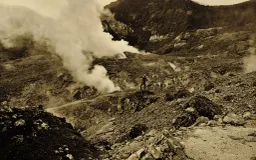 Eksotisme Gunung Papandayan dalam Imajinasi Wisata Kolonial