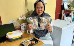 Dimsum HVH Buatan Teh Iim, Sehatnya Bikin Nagih