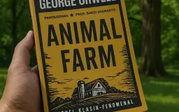 Review Buku Animal Farm karya George Orwell, Kesatiran dalam Novel Binatang