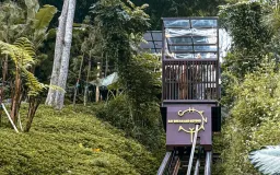 Sensasi Unik Naik Lift Kaca di Tengah Hutan Bandung Barat