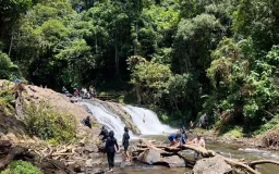 Menjelajahi Curug Layung, Surga Alam dengan Sentuhan Kopi Hutan