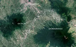 Cadasngampar dan Cicadas Itu Endapan Material Letusan Gunung Api 
