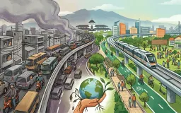 Hari Bumi di Bandung: Krisis Transportasi dan Jalan Panjang Menuju Mobilitas Berkelanjutan