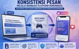 Konsistensi Penyampaian Pesan Industri Gim Melalui Berbagai Platform Komunikasi