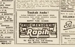 Suasana Bandung Menjelang Lebaran dalam Iklan Koran Tahun 1960-an