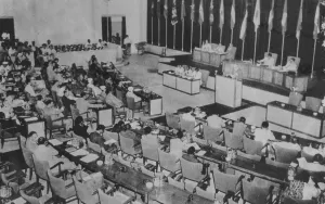 Konferensi Asia Afrika 1955 di Bandung. (Sumber: Museum Konferensi Asia Afrika)