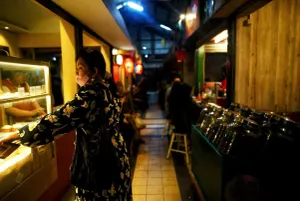 Kedai-kedai UMKM di Pasar Cihapit, Kota Bandung. (Foto: Ayobandung.com/Kavin Faza)