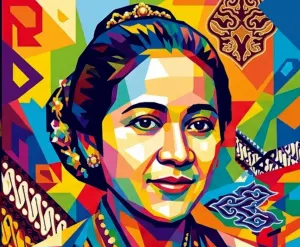 Potret Raden Ajeng Kartini, pelopor emansipasi perempuan Indonesia yang memperjuangkan pendidikan, kesetaraan, dan kebebasan berpikir bagi perempuan. (Sumber: Dokumentasi Penulis | Foto: Angga Marditama Sultan Sufanir)