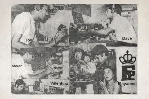 Para penyiar Radio Flippies Psychedelic, salah satu radio favorit di Bandung pada awal 1970-an. (Sumber: Majalah Aktuil)