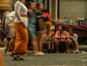 Ilustrasi pasar kaget. (Sumber: Pexels | Foto: AHMAD GHANI)