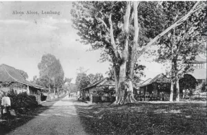 Alun alun Lembang tahun 1902. (Sumber: KITLV)