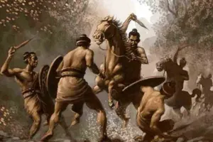 Ilustrasi Pasunda Bubat (Sumber: Wikimedia commons)
