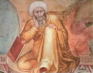 Lukisan Ibnu Rusyd (Averroes) (Sumber: Wikipedia)