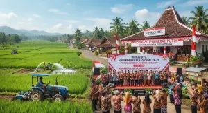 Ilustrasi Peringatan Hari Koperasi Nasional ke-79 (Sumber: Kreasi dengan bantuan Gemini | Foto: dokpri Totok Siswantara)