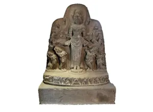 Prasasti Amoghapasa yang diberikan oleh Kertanegara kepada Kerajaan Pamalayu. (Sumber: Museum Nasional Indonesia)