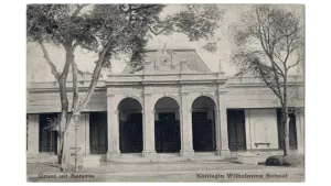 Foto Koningin Wilhelmina School. (Sumber : KITLV)
