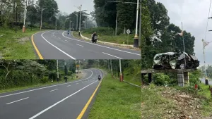 Kondisi sekarang jalan tanjakan Emen. (Sumber: Dokumentasi Pribadi | Foto: Haerul Nurjaman)