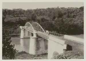 Jembatan Batujajar pada tahun 1925 (Sumber: KITLV)