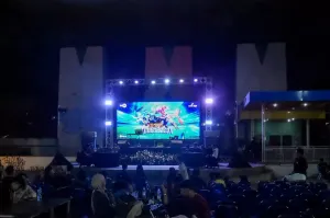 Suasana nonton bareng Piala Dunia 2026 di Taman Film, Kota Bandung (Sumber: Ayobandung.com | Foto: Ananda Muhammad Firdaus)