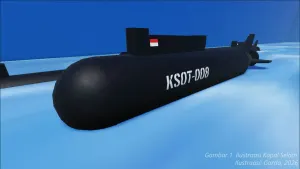 Ilustrasi Kapal Selam. (Sumber: Garda Bima Brimantara | Foto: Garda Bima Brimantara)