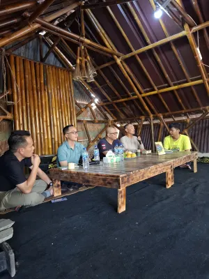 Bedah Buku "Prajurit Yang Tenggelam" Warga Binaan Pemasyarakatan (WBP) Lapas Kelas II B Majalengka. (Foto: Ayu Maimun)