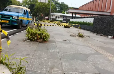 Lokasi pohon-pohon yang diduga ditebang tanpa izin pemerintah. (Sumber: Ayobandung.id | Foto: Gilang Fathu Romadhan)