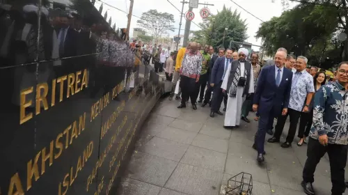 eringatan 70 Tahun Konferensi Asia Afrika. (Sumber: Ayobandung.id | Foto: Irfan Al-Faritsi)