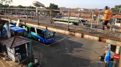 Suasana Terminal Cicaheum pada pagi hari, Kota Bandung, Rabu 24 Juli 2024. (Sumber: Ayobandung.com | Foto: Rahmat Kurniawan)