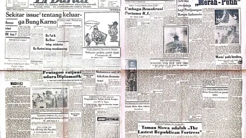 Suratkabar El Bahar, salah satu surat kabar yang dikenal kritis dan cukup disegani pada masanya. (Koleksi: Kin Sanubary)