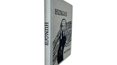 Buku "Hunger" (Lapar) karya Knut Hamsun. (Sumber: oldsovereignpublishing.com)