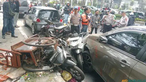 Kecelakaan di Jalan Soekarno-Hatta pada Rabu, 29 Juli 2026 mengakibatkan seorang pesepeda meninggal dunia. (Sumber: ayobandung.id | Foto: Gilang Fathu Ramadhan)