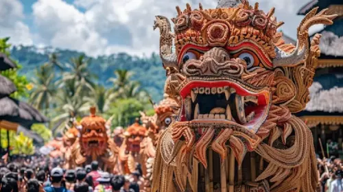 Ilustrasi perayaan Nyepi di Bali (Sumber: Freepik)