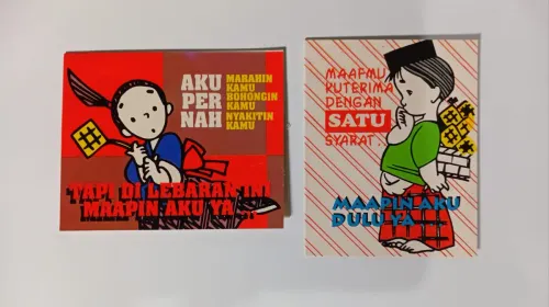 Kartu Lebaran versi ABG. (Sumber: Dokumentasi Penulis)