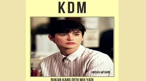 Tahun 1990-an dua model rambut Demi Moore dan Keanu Reeves menggila mempengaruhi kawula muda Bandung dan ada istilah KDM atau Korban Demi Moore. (Sumber: Facebook | Foto: Jadulover)
