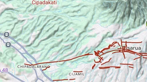 Kampung Cipadakati di Desa Mekarjaya, Kecamatan Cikalong Wetan, Kabupaten Bandung. (Sumber: Peta: Google maps)
